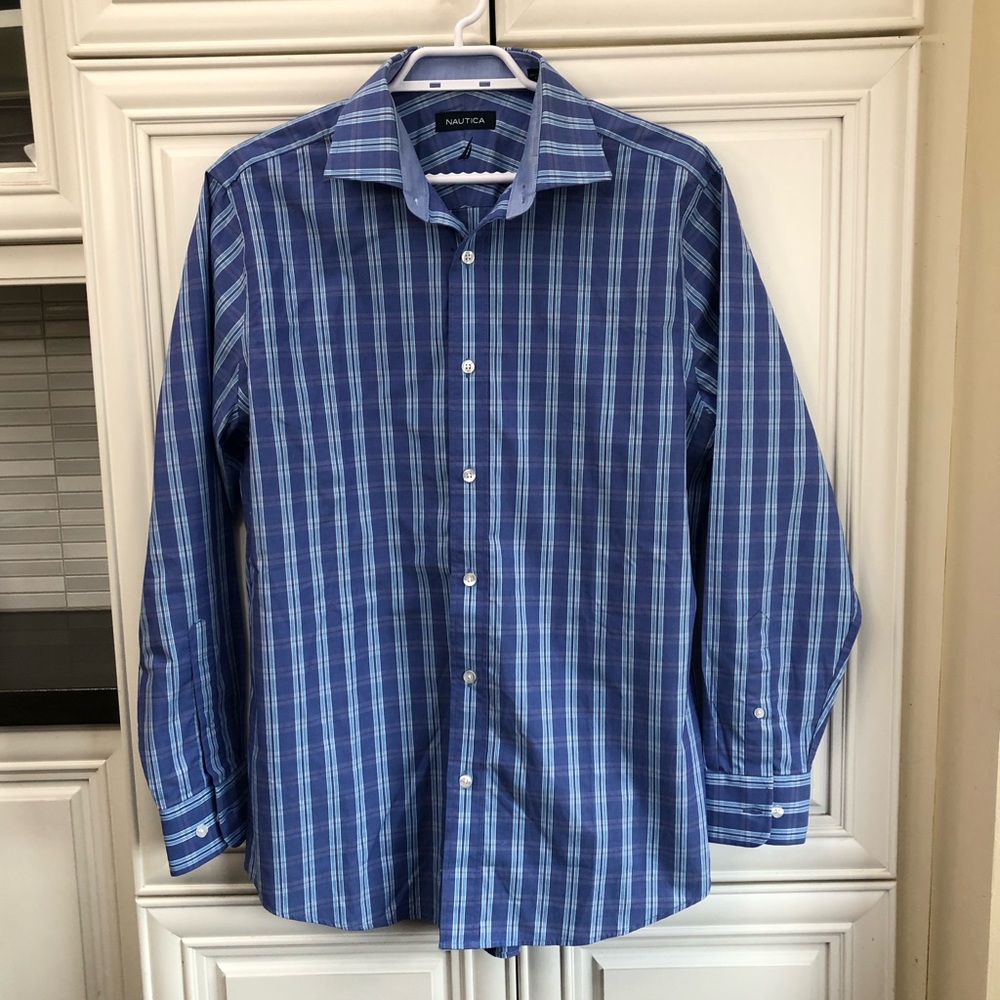 Nautica men’s l/s button shirt